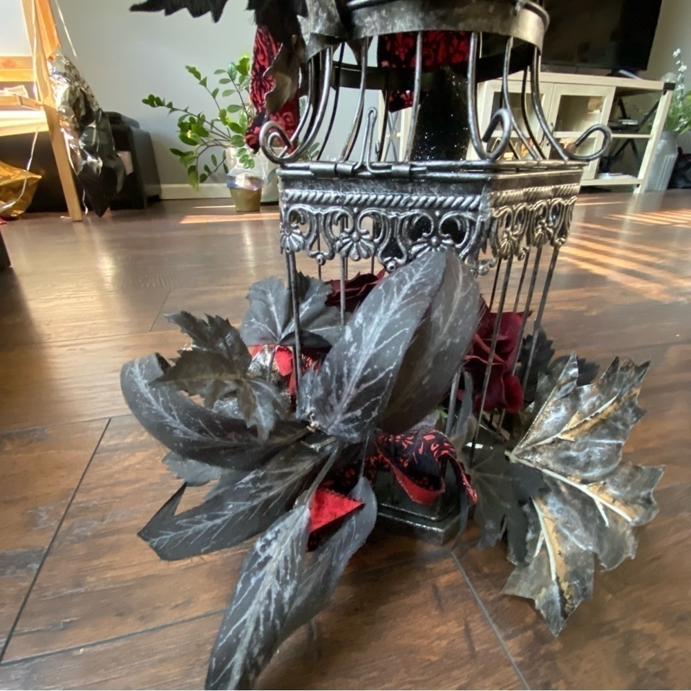 Gothic Halloween Bird Cage - Picture 9 of 14